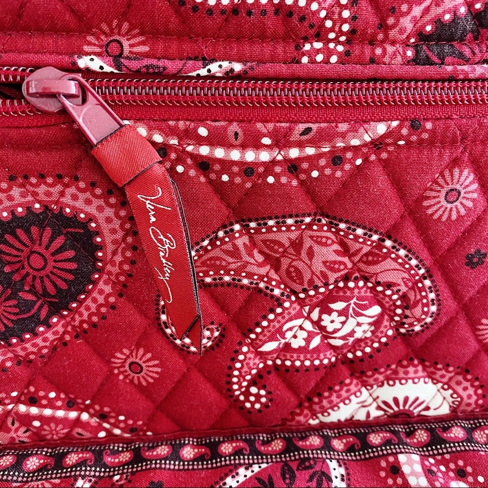 ❤️ Vera Bradley Retired Red Mesa Paisley Bag - Picture 4 of 9